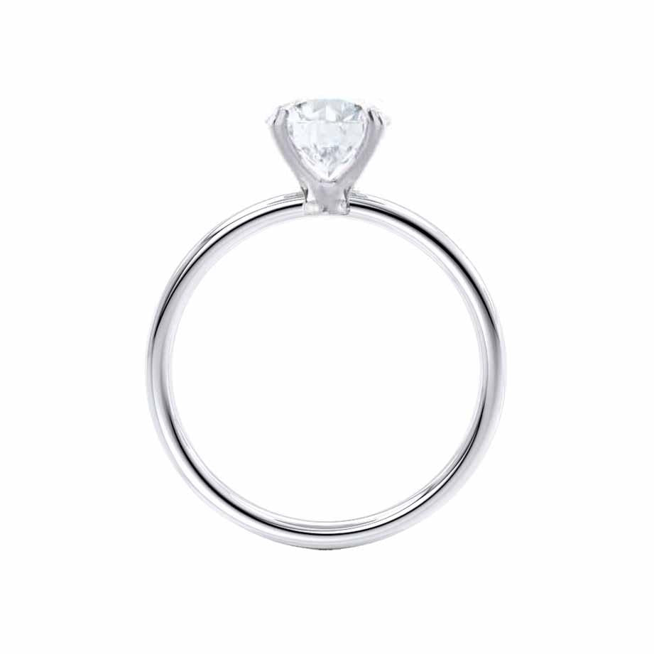 1.20 CT Round Shaped Moissanite Solitaire Style Engagement Ring