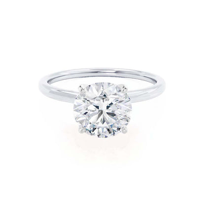 1.20 CT Round Shaped Moissanite Solitaire Style Engagement Ring